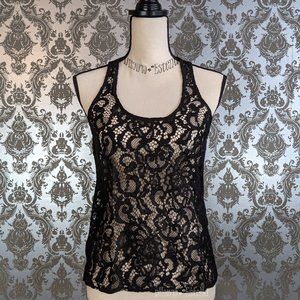 Express Sheer Lace Tank